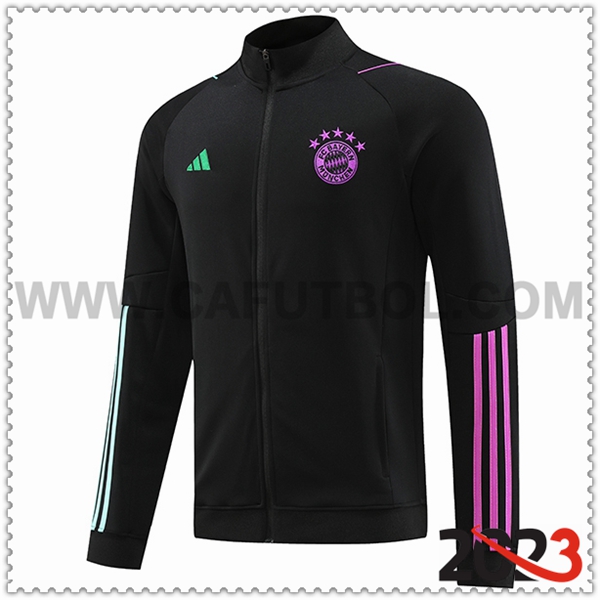 Chaquetas Futbol Bayern Munich Negro 2023 2024 -02