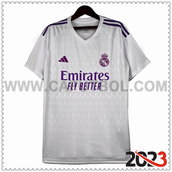 Camiseta Futbol Portero Real Madrid Blanco 2023 2024