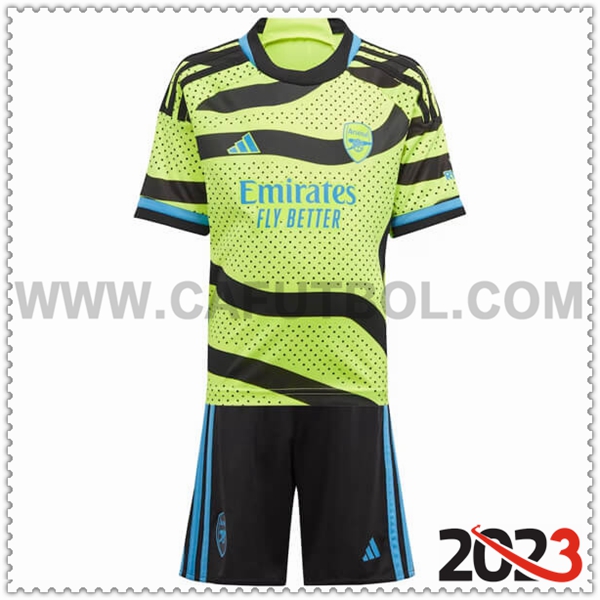 Segunda Equipacion del Arsenal Ninos 2023 2024