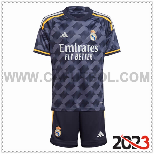 Segunda Equipacion del Real Madrid Ninos 2023 2024