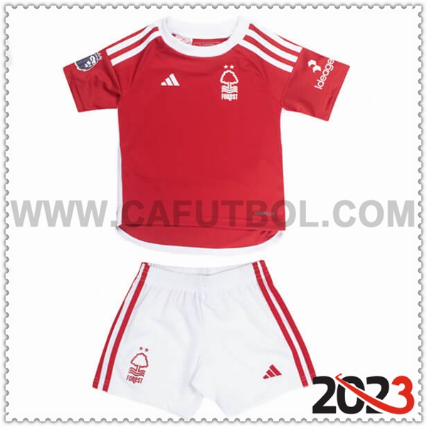 Primera Equipacion del Nottingham Forest Ninos 2023 2024