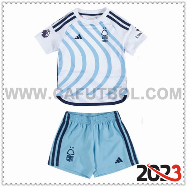 Segunda Equipacion del Nottingham Forest Ninos 2023 2024