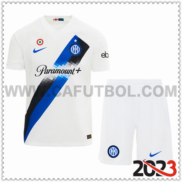 Segunda Equipacion del Inter Milan Ninos 2023 2024