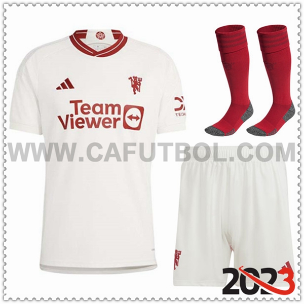 Tercera Equipacion del Manchester United (Pantalones + Calcetines) 2023 2024