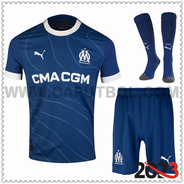 Segunda Equipacion del Marsella OM (Pantalones + Calcetines) 2023 2024