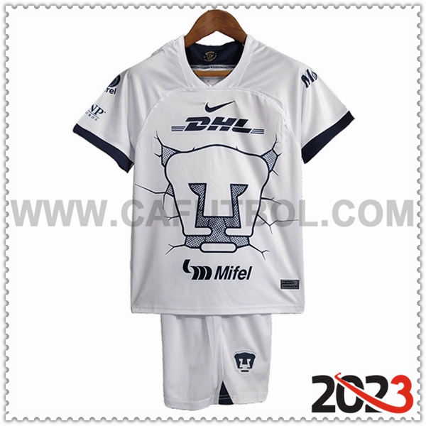 Primera Equipacion del Pumas UNAM Ninos 2023 2024