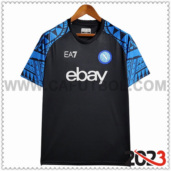 Camiseta Entrenamiento Napoles Negro 2023 2024