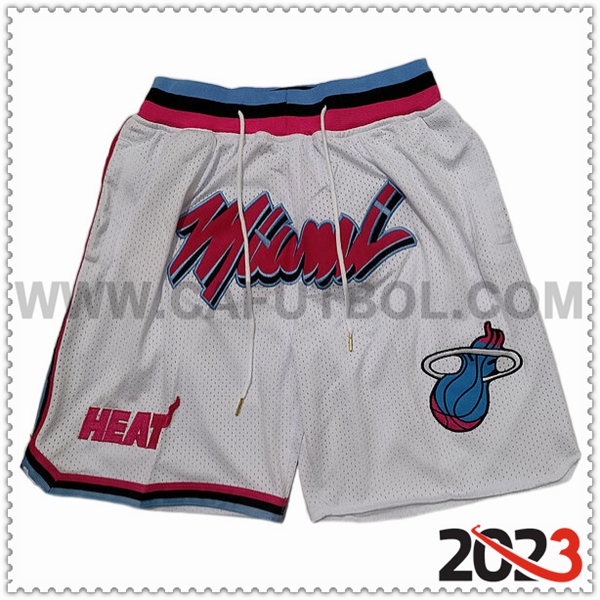 Cortos NBA Miami Heat 2023/24 Blanco
