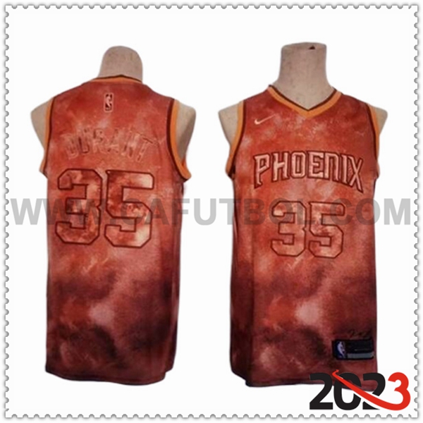 Camisetas Phoenix Suns (DURANT #35) 2023/24 Naranja