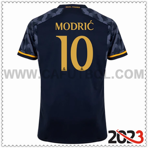 Segunda Camiseta Futbol Real Madrid MODRIC #10 2023 2024
