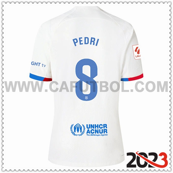 Segunda Camiseta Futbol FC Barcelona PEDRI #8 2023 2024