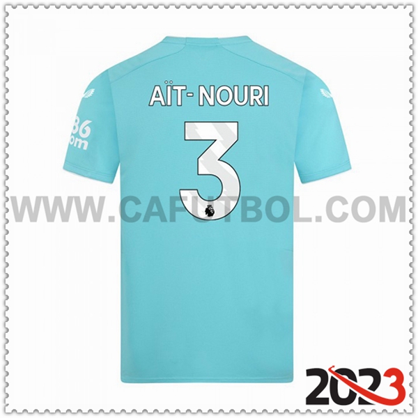 Tercera Camiseta Futbol Wolves GUEDES #30 2023 2024