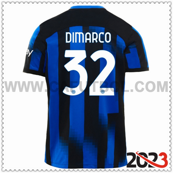 Primera Camiseta Futbol Inter Milan DIMARCO #32 2023 2024
