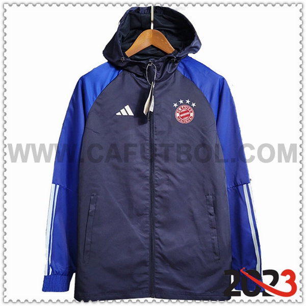Rompevientos Bayern Munich Azul marino 2023 2024