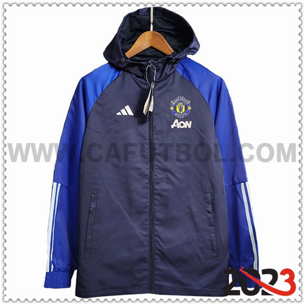Rompevientos Manchester United Azul marino 2023 2024