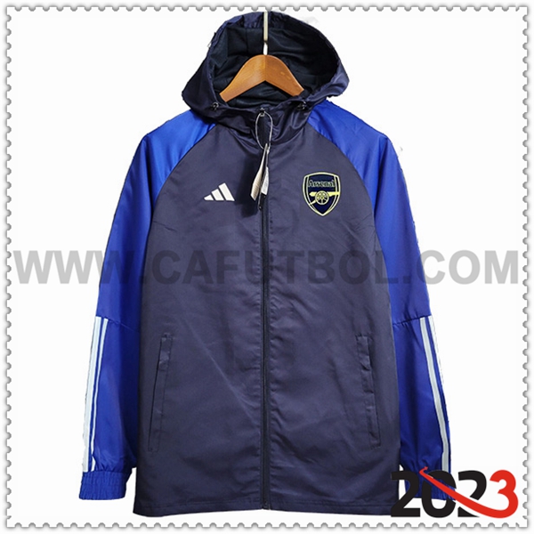 Rompevientos Arsenal Azul marino 2023 2024 -04
