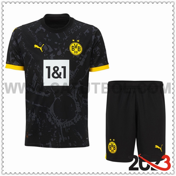 Segunda Equipacion del Dortmund BVB + Pantalones Cortos 2023 2024