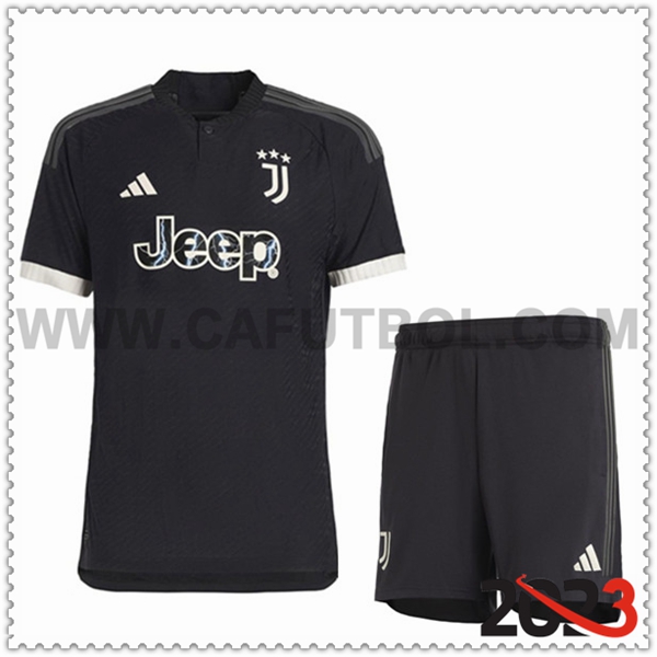 Tercera Equipacion del Juventus + Pantalones Cortos 2023 2024