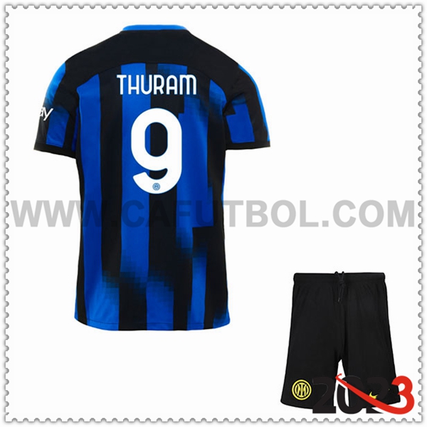 Primera Equipacion del Inter Milan THURAM #9 Ninos 2023 2024