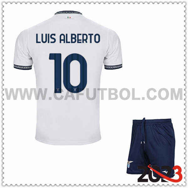 Tercera Equipacion del SS Lazio LUIS ALBERTO #10 Ninos 2023 2024