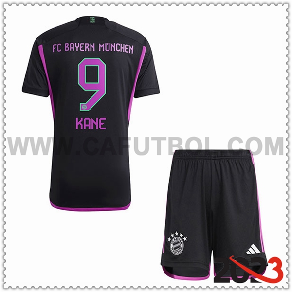 Segunda Equipacion del Bayern Munich KANE #9 Ninos 2023 2024