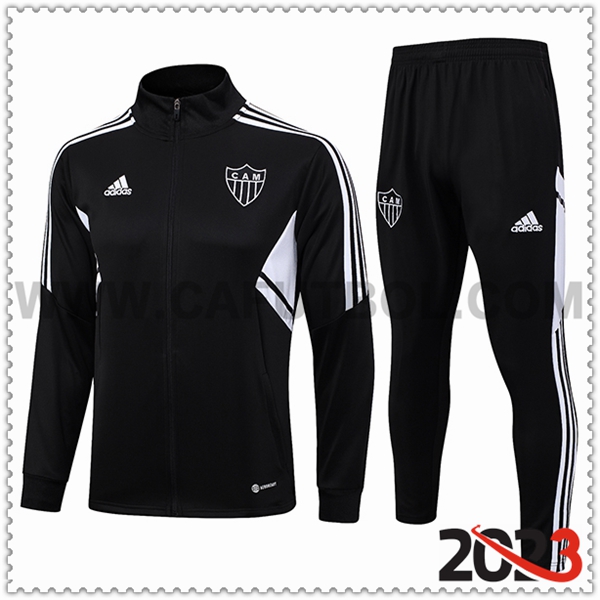 Chaqueta Chandal Futbol Atlético Mineiro Negro 2023 2024