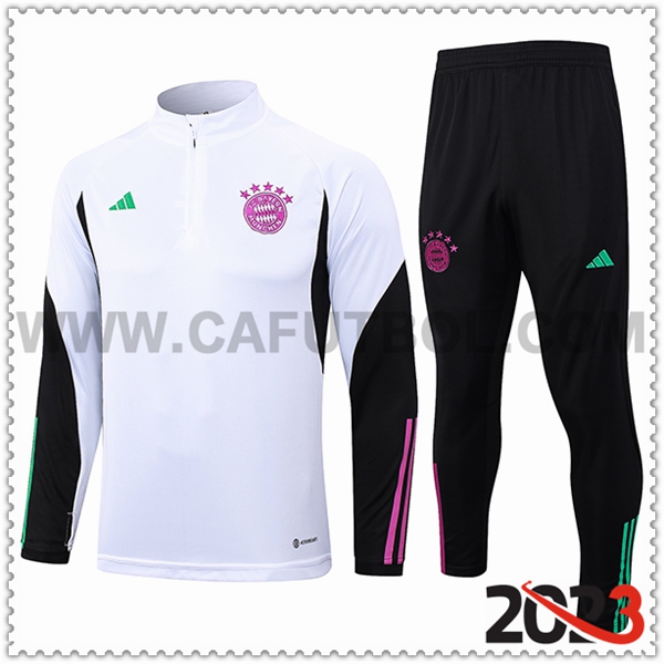 Chandal Futbol Bayern Munich Blanco 2023 2024