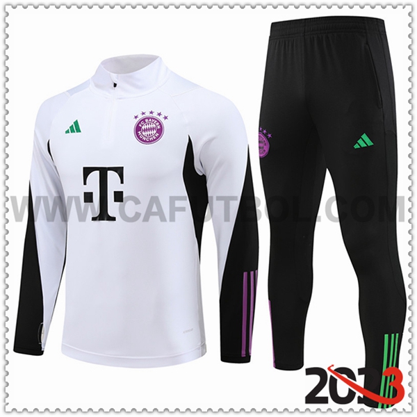 Chandal Futbol Bayern Munich Blanco 2023 2024 -02