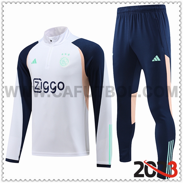 Chandal Futbol Ajax Blanco 2023 2024 -03