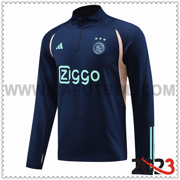 Sudadera Entrenamiento Ajax Madrid Azul 2023 2024