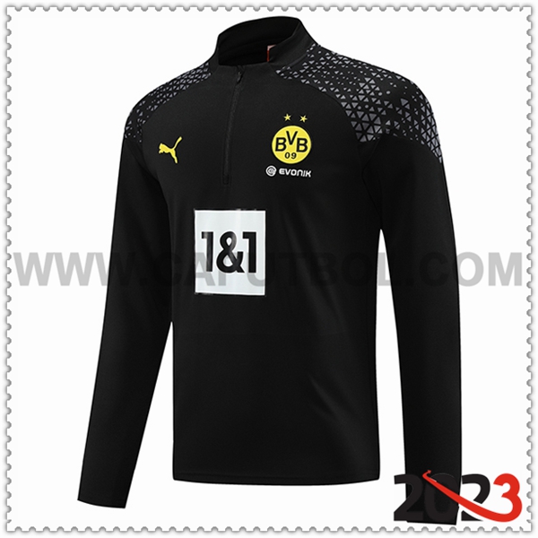 Sudadera Entrenamiento Dortmund Negro 2023 2024
