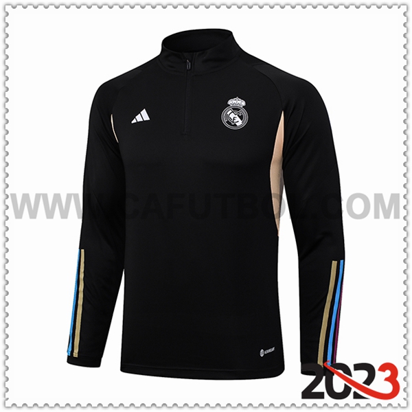 Sudadera Entrenamiento Real Madrid Negro 2023 2024