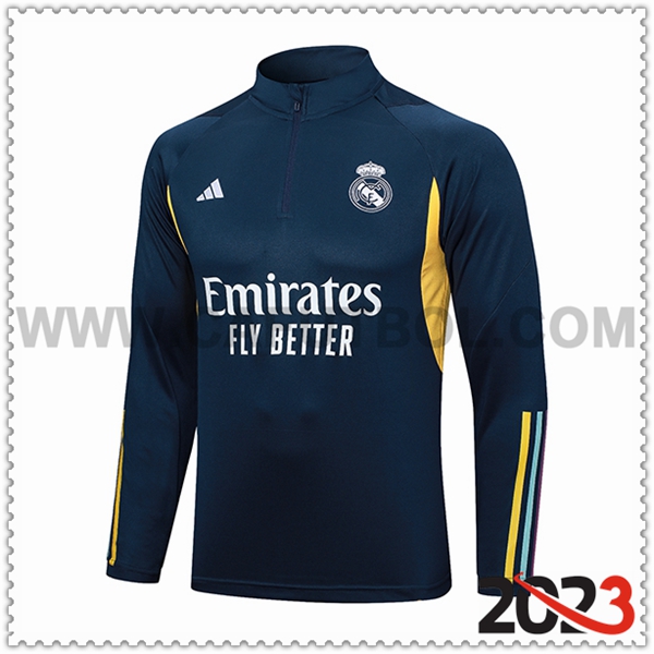 Sudadera Entrenamiento Real Madrid Azul marino 2023 2024 -04