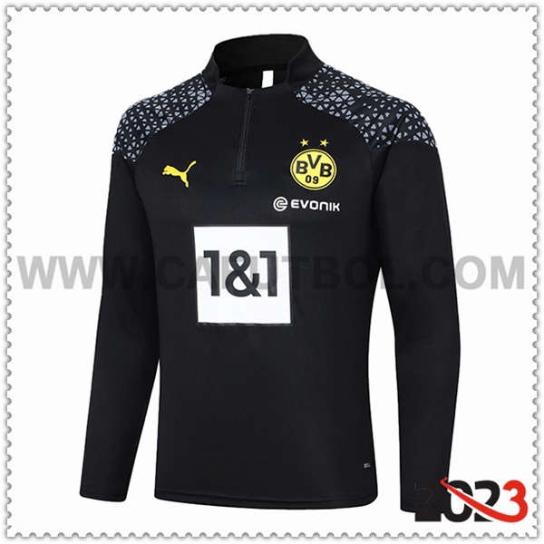 Sudadera Entrenamiento Dortmund BVB Negro 2023 2024