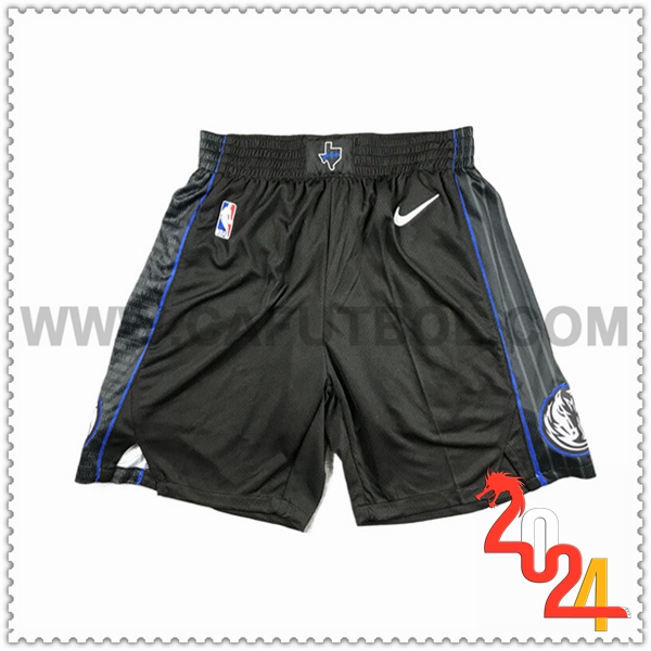 Cortos NBA Dallas Mavericks 2023/24 Negro/Azul