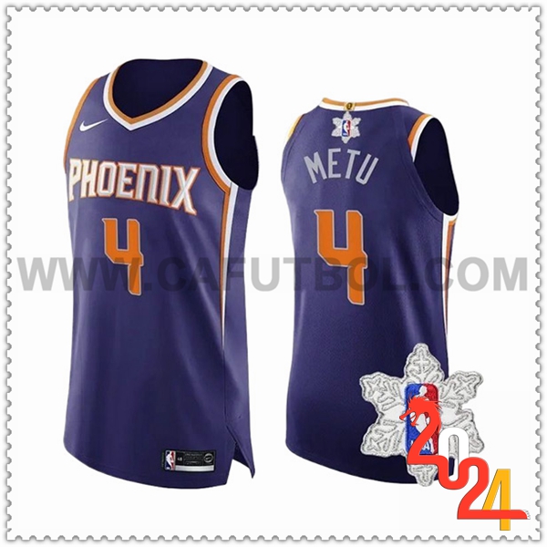 Camisetas Phoenix Suns (METU #4) 2023/24 Violeta/Naranja