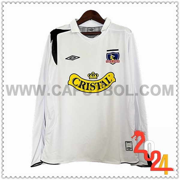 Primera Camiseta Retro Colo Colo Mangas largas 2006/2007