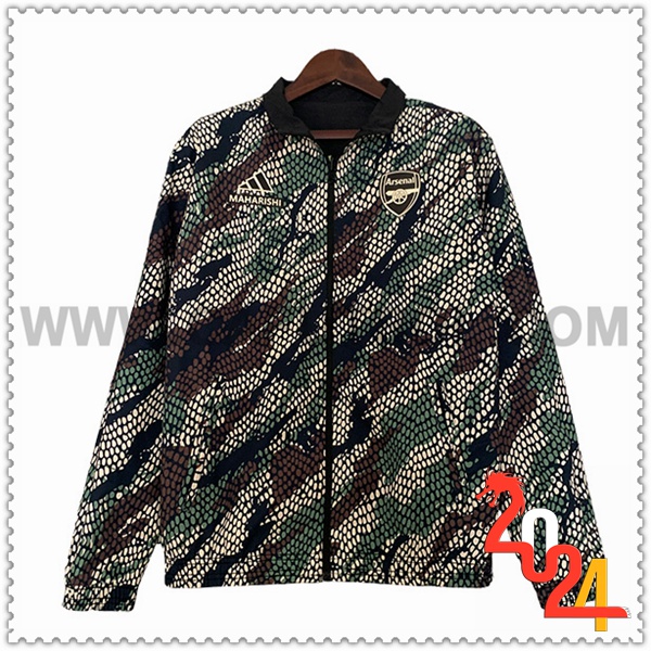Rompevientos Arsenal Negro/Beige/Verde/Marrón 2023 2024