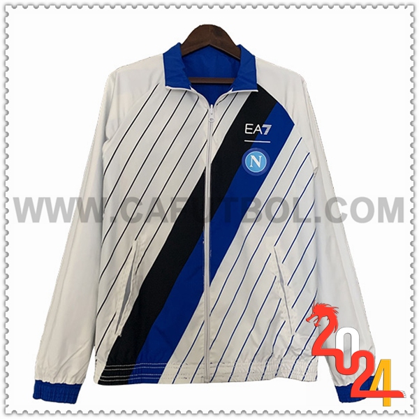 Rompevientos Napoles Blanco/Azul/Negro 2023 2024
