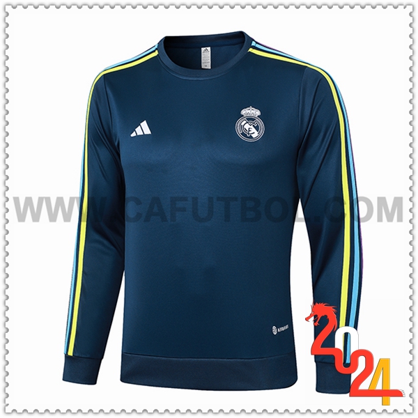 Sudadera Entrenamiento Real Madrid Azul Oscuro 2023 2024