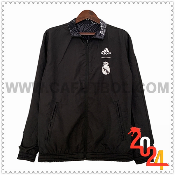Rompevientos Real Madrid Negro 2023 2024