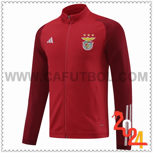 Chaquetas Futbol Benfica Rojo 2023 2024