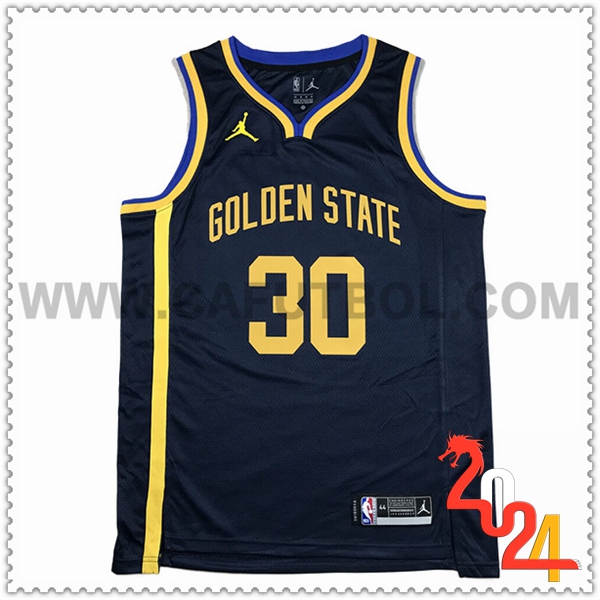 Camisetas Golden State Warriors (CURRY #30) 2024/25 Azul Oscuro