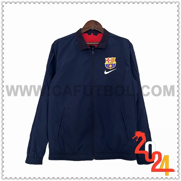 Rompevientos FC Barcelona Azul Oscuro 2023 2024