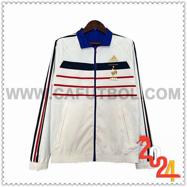 Rompevientos Francia Blanco/Rojo/Negro 2024 2025