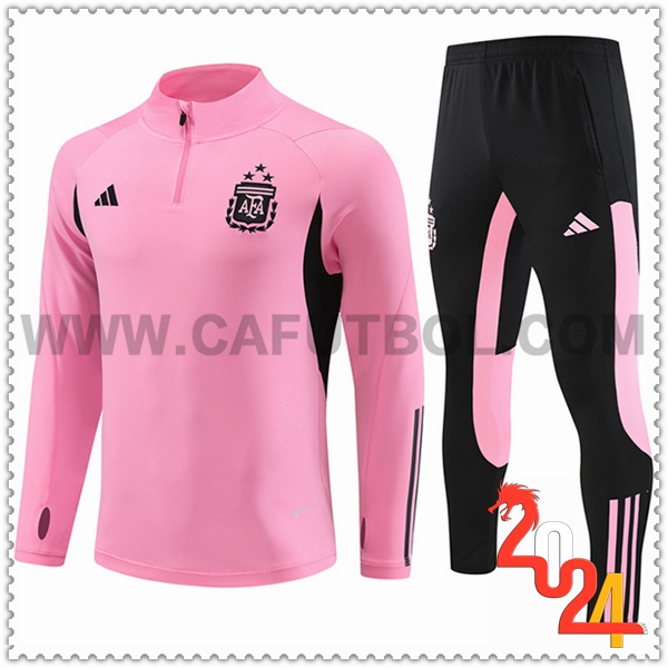 Chandal Futbol Argentina Rosa/Negro 2024 2025
