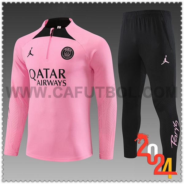 Chandal Futbol Jordan PSG Ninos Rosa/Negro 2024 2025