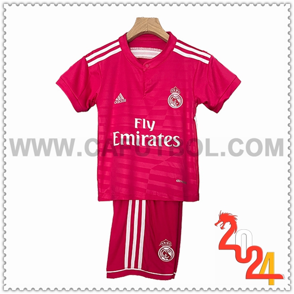 Segunda Equipacion Retro Real Madrid Ninos 2014/2015