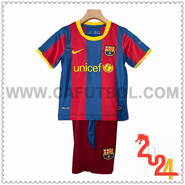 Primera Equipacion Retro FC Barcelona Ninos 2010/2011