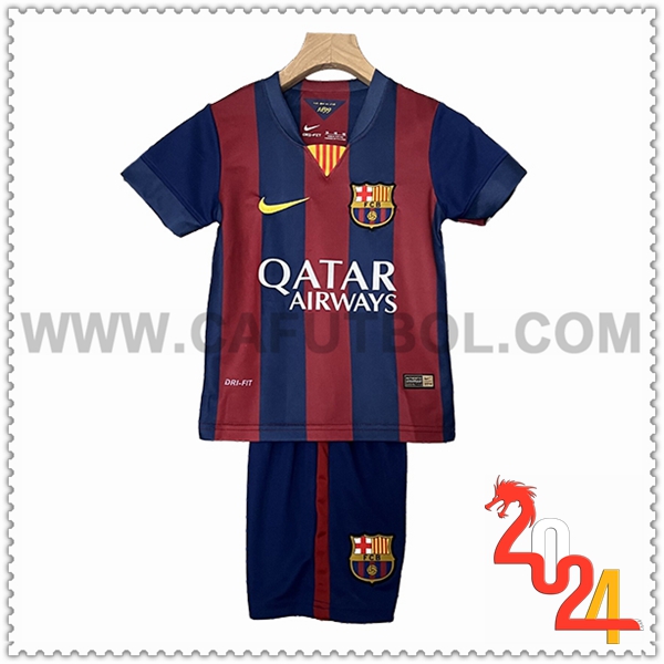 Primera Equipacion Retro FC Barcelona Ninos 2014/2015